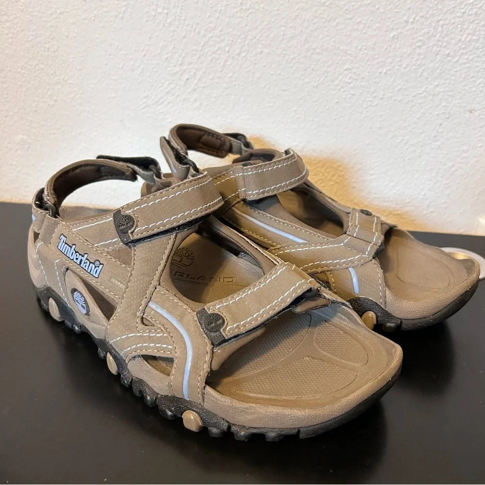 Timberland Tan Outdoor Sandals with Adjustable Straps Size 9 - Picture 2 of 13